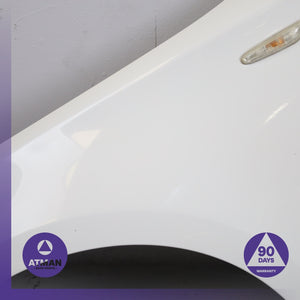 08-13 BMW E88 128i Front Left Driver Fender Cover Panel White 41357133227 OEM