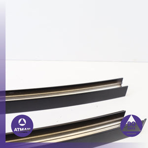 BMW F10 535i Rear Left &amp; Right Door Window Molding Trim Set 51357182296 OEM