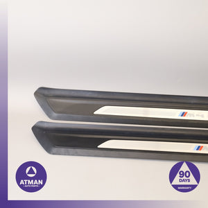 2016 BMW F83 M4 Convertible Left &amp; Right Sill Scuff Plate Cover Panel Set OEM