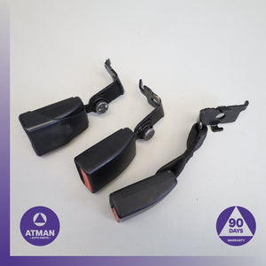 BMW F16 X6 X6M Rear Seatbelt Seat Belt Buckle Set Black OEM
