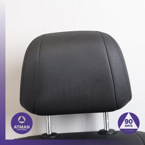 14-16 BMW F10 528i Front Left Upper Seat Cushion w/ Headrest Black OEM