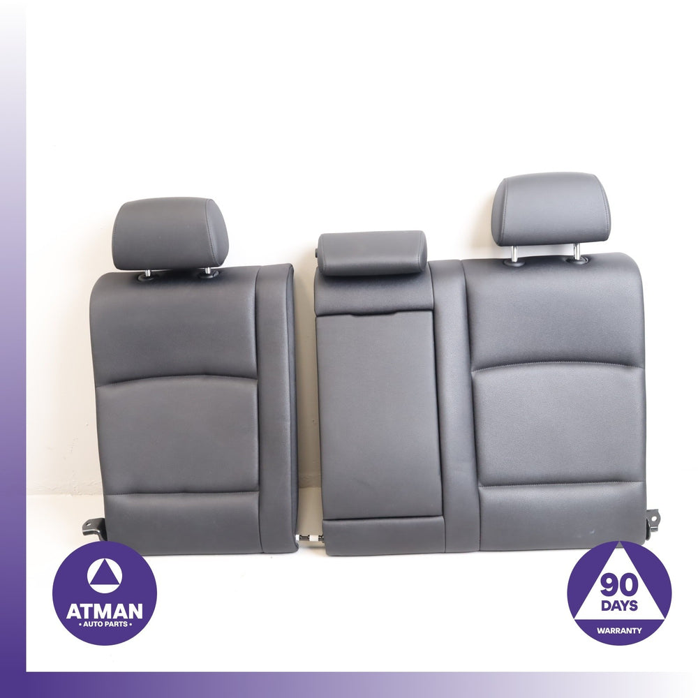 11-16 BMW F10 528i Rear Left &amp; Right Upper Seat Cushion Set Black OEM