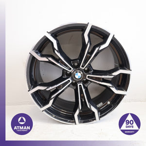 20-25 BMW F98 X4M X3M Style 765M 9.5 x 21 21" Front Wheel Rim 36118060041 OEM