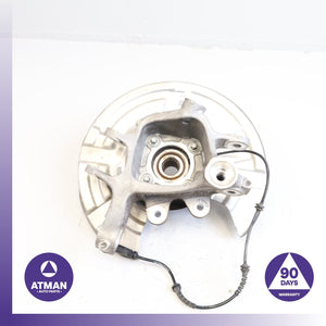 BMW F10 535i 550i Rear Right Passenger Side Spindle Knuckle Hub w/ Shield OEM
