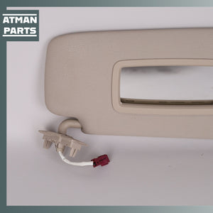 BMW F15 X5 Right Passenger Side Sunvisor Sun Visor Beige 51167353960 OEM