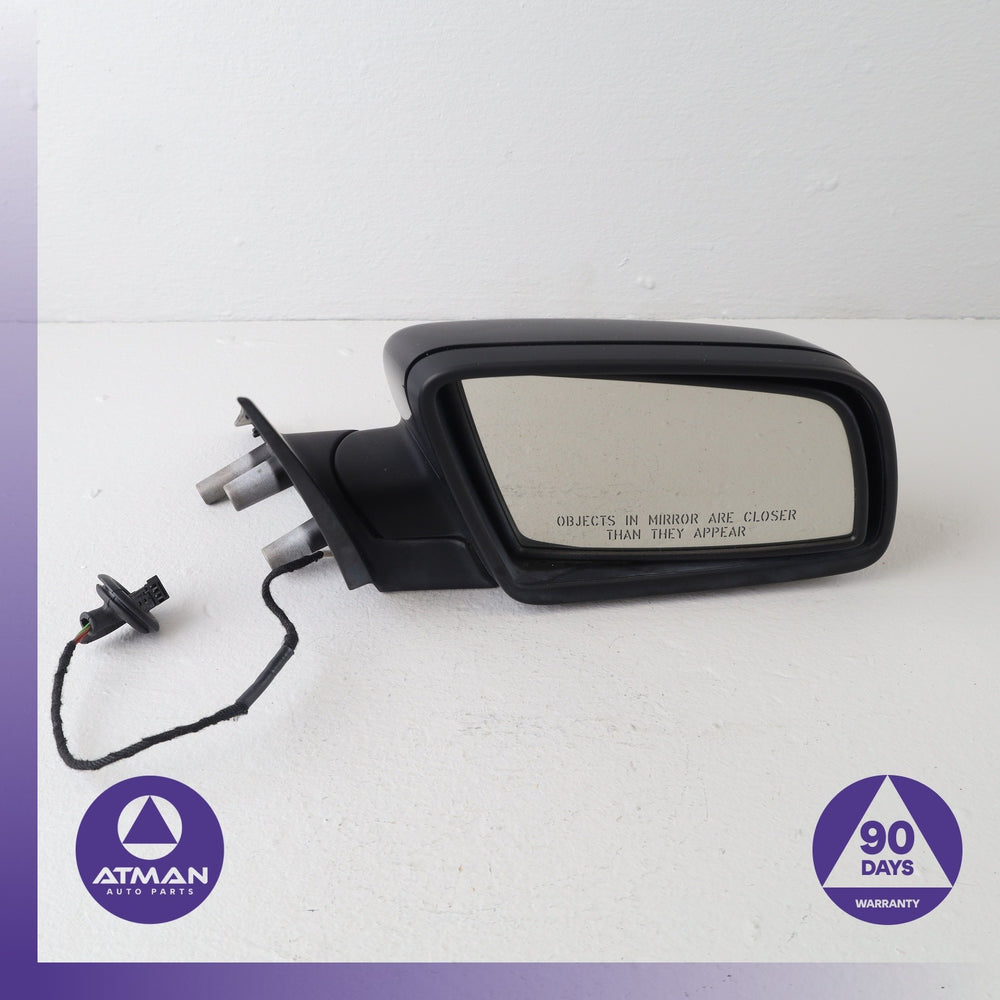 08-10 BMW E60 528i 535i Right Rear View Door Mirror Black OEM