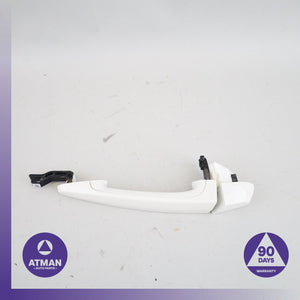 BMW F30 320i Rear Left Exterior Door Handle White OEM