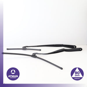 BMW F10 535i Left &amp; Right Windshield Washer Wiper Arm Blade Set OEM