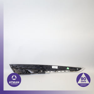 BMW F16 X6 Front Left Door Cover Panel Trim Molding w/Handle 51418063911 OEM
