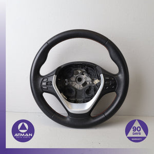 12-18 BMW F30 328i 428i Sport Steering Wheel Black OEM