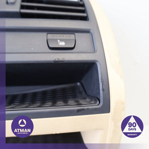 11-16 BMW F10 550i 535i 528i Rear Center Console A/C Vent Cover Trim Beige OEM