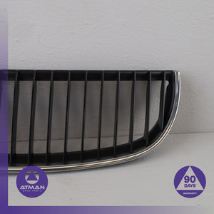BMW E90 328i 335i Front Left Bumper Grille Chrome Set OEM