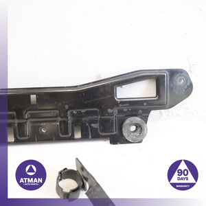 16-18 BMW F30 330e Hybrid Radiator Expansion Tank Support Bracket Set OEM 84k