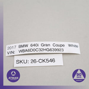 BMW F06 640i 650i Reinforcement Body Crossmember Bar Set 51717180315 OEM