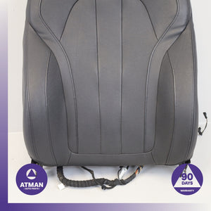 14-19 BMW F16 X6 X5 Front Right Passenger Top Upper Seat Cushion Black OEM