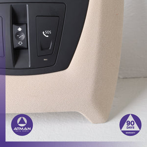 09-19 BMW F02 750Li 650i Overhead Console Dome Light Switch Unit Beige OEM — photo 3