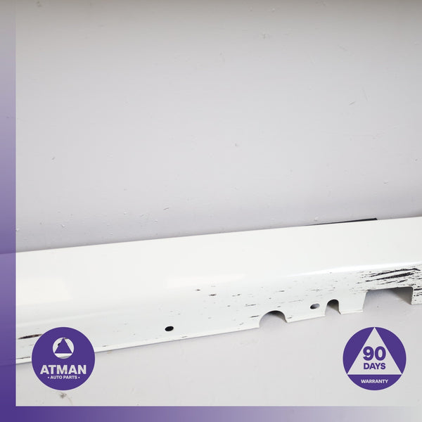 09-13 BMW E70 X5M M-Sport Right Side Skirt Rocker Molding Trim Panel White OEM