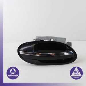 BMW E66 750i 745i Rear Right Exterior Door Handle Black OEM