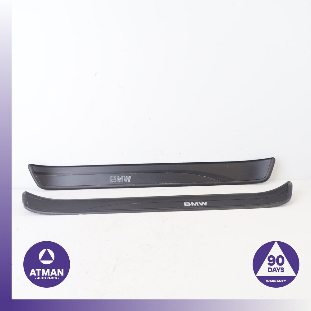 BMW E90 325i Front Left &amp; Right Sill Scuff Plate Cover Panel Set OEM