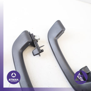 BMW F30 330e 330i Interior Upper Roof Grab Handle Black Set OEM