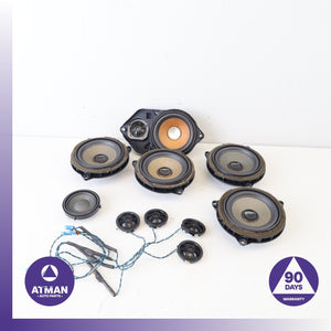 11-17 BMW F25 X3 Top Hi-Fi Interior Sound Tweeter Speaker Set OEM 88k