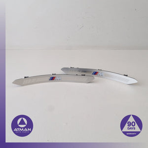 BMW G05 X5 X5M Rear Left & Right Door Illuminated Sill Scuff Plate OEM 55k
