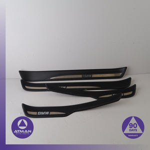 BMW E90 328i Front & Rear Sill Scuff Plate Cover Panel Set OEM