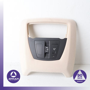 09-19 BMW F02 750Li 650i Overhead Console Dome Light Switch Unit Beige OEM