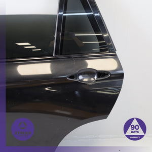 14-18 BMW F15 X5 Rear Left Side Door Shell Panel Black 41517386739 OEM