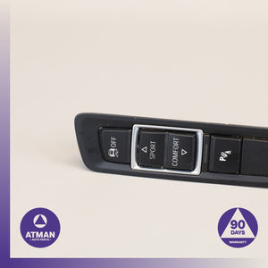 BMW F15 X5 Center Console Parking Traction Mode Control Panel Switch 9262719 OEM