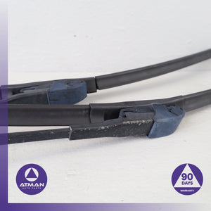 BMW F30 328i 320i Front Windshield Wiper Washer Arm Set OEM