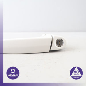 11-18 BMW F26 X4 Front Left Driver Side Exterior Door Handle White OEM