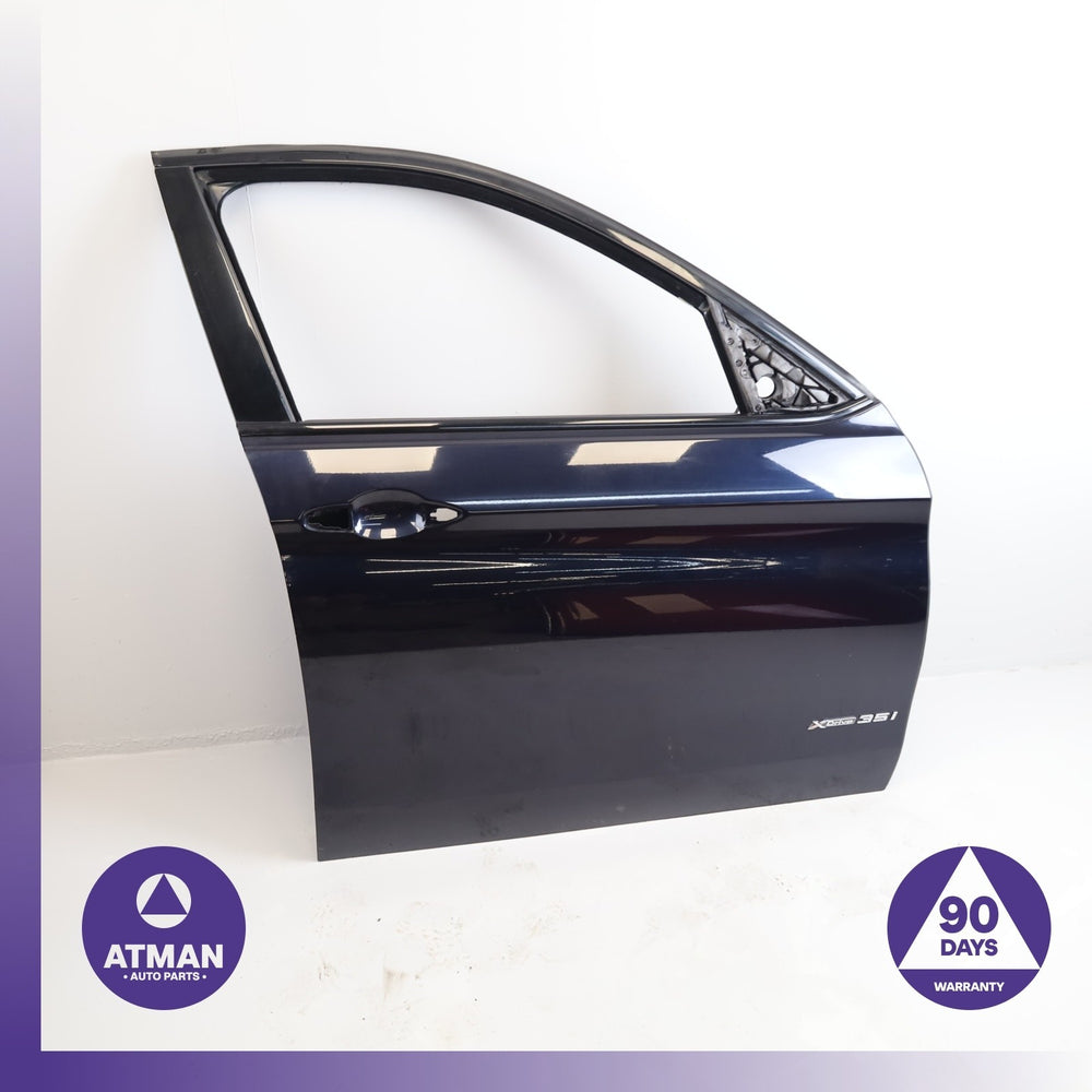 15-19 BMW F16 X6 Front Right Side Door Shell Panel Black 41517386742 OEM