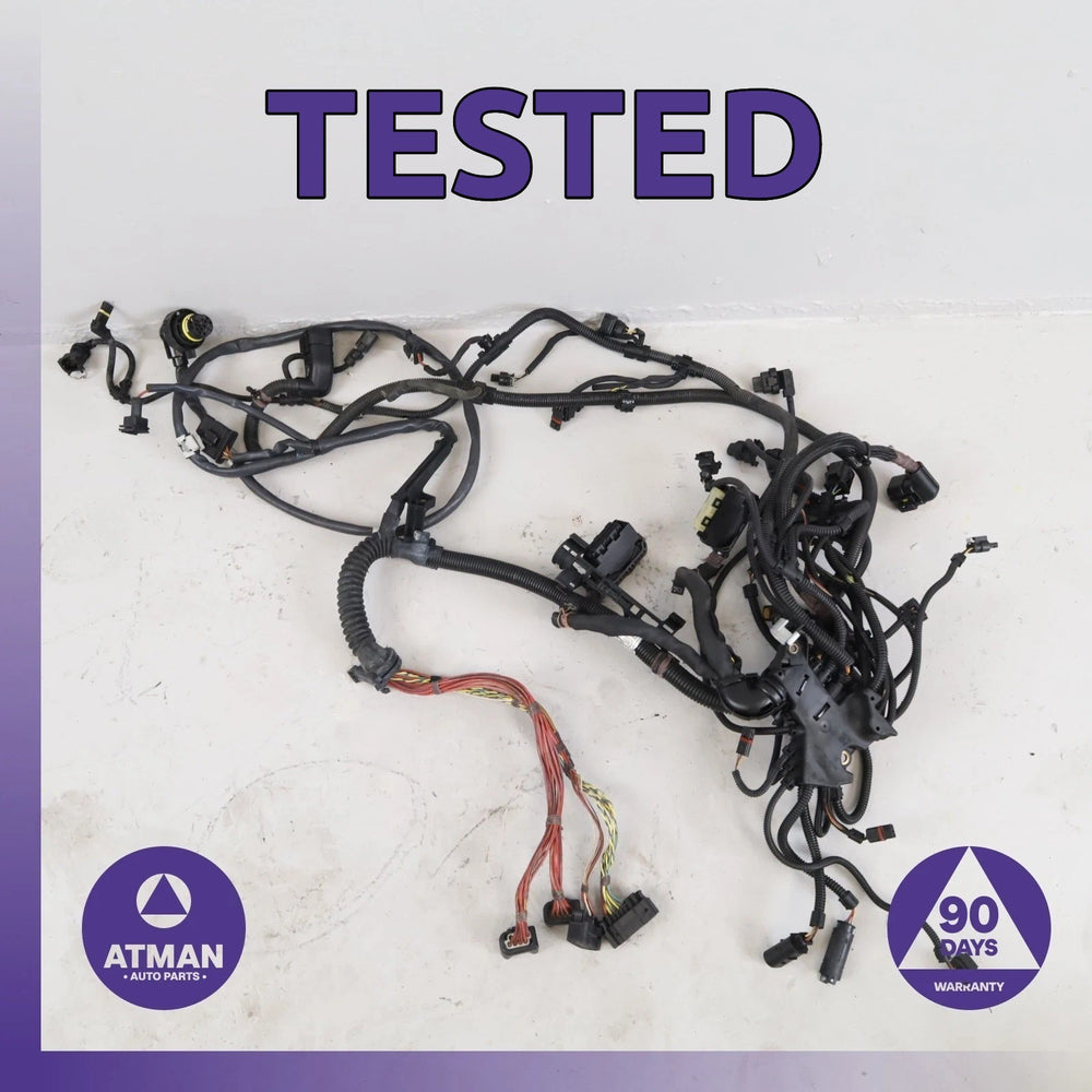 09-19 BMW F02 750i 650i 550i N63 Engine Wire Wiring Harness 12517633255 OEM