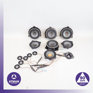 14-19 BMW F15 X5 X6 Harman/Kardon Top Hi-Fi Interior Tweeter Speaker Set OEM 82k