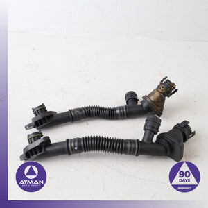 08-14 BMW F10 550i X6 Left & Right Crankcase Breather Vent Hose 11157646087 OEM — photo 6