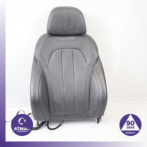 14-18 BMW F15 X5 Front Right Top Upper Seat Cushion w/ Headrest Black OEM