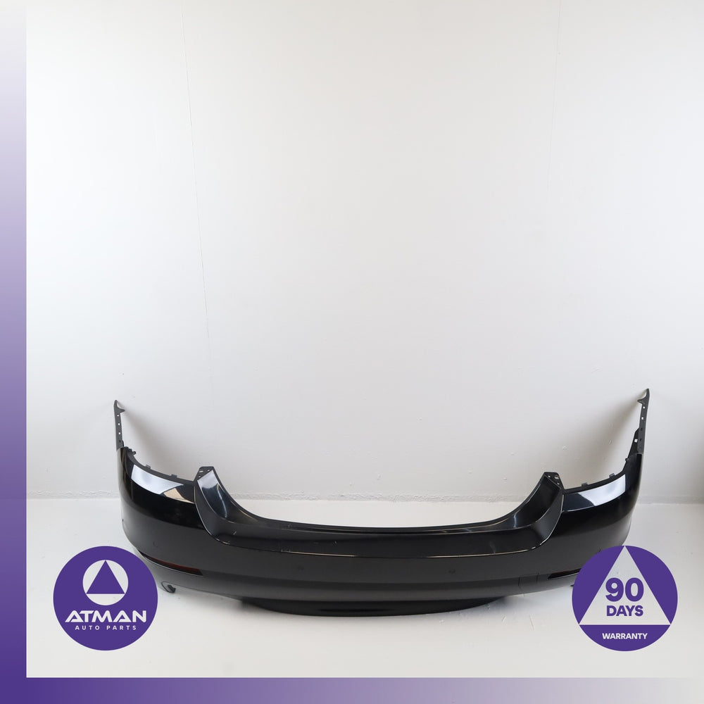 11-13 BMW F10 550i Base Rear Bumper Cover Assembly Black 7240289 OEM