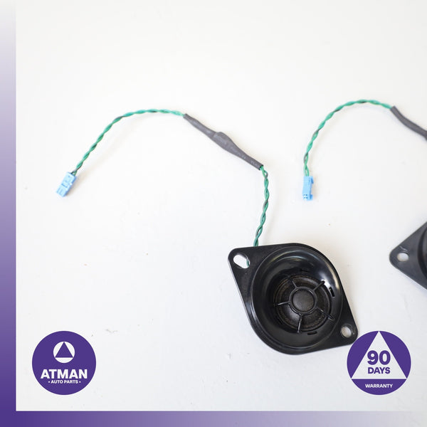 BMW G30 530e 530i 540i Rear Deck Shelf Tweeter Speaker Set 65139363549 OEM