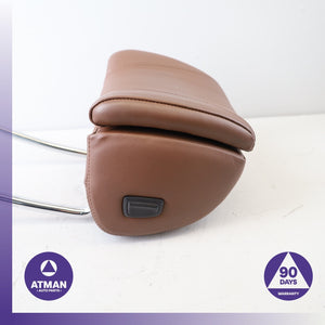 12-19 BMW F06 650i 640i Seat Headrest Head Rest Front Left Side Brown OEM