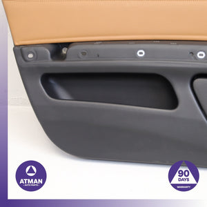 07-13 BMW E93 328i 335i Left Driver Side Door Cover Panel Brown/Black OEM