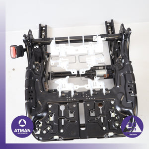 14-19 BMW F15 X5 X6 535i Front Left Seat Base Track Frame Rail w/ Motors OEM