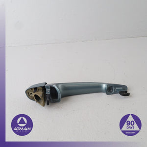BMW E46 325i 323i 330i Rear Left Exterior Door Handle Gray OEM