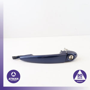 BMW E82 128i Left Driver Side Exterior Door Handle Blue OEM