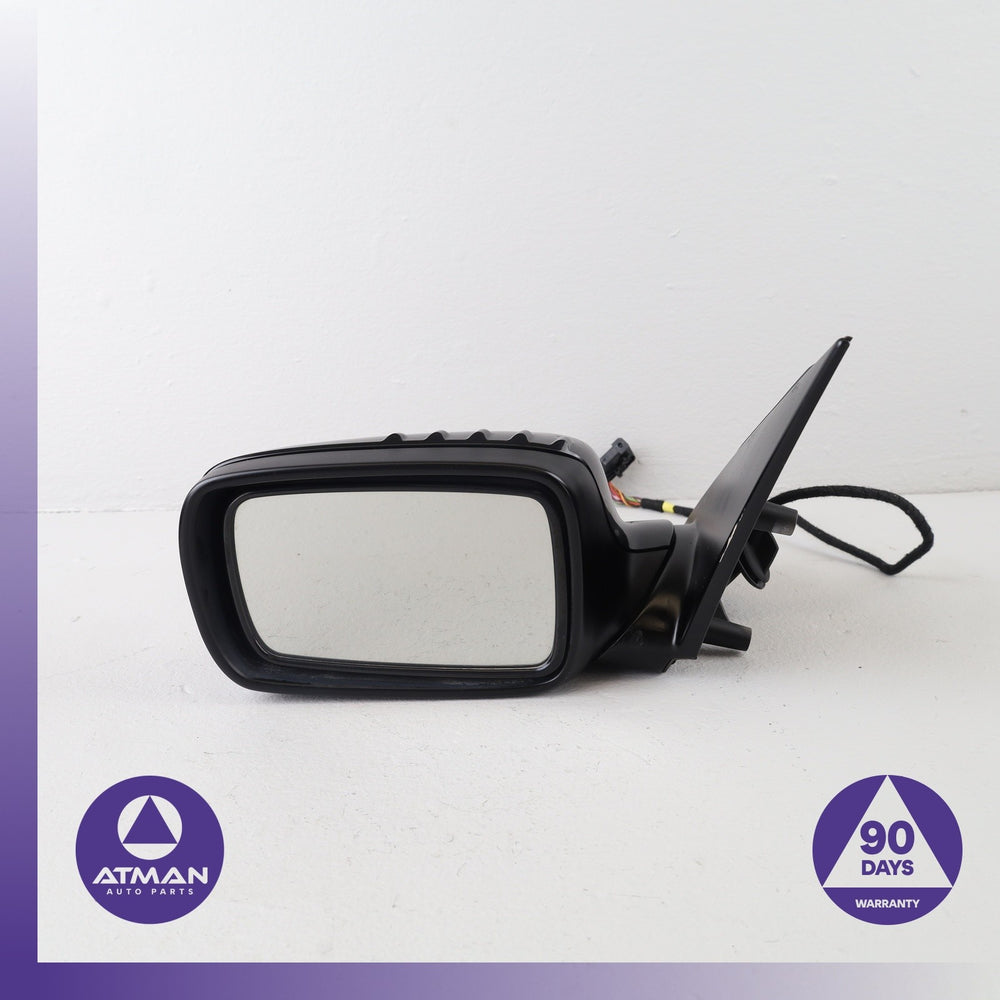 02-08 BMW E66 750i Left Side Exterior Door Mirror Black OEM