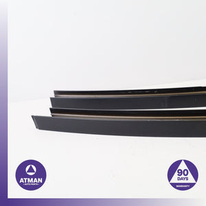 BMW F10 535i Rear Left &amp; Right Door Window Molding Trim Set 51357182296 OEM — photo 2