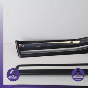 BMW E46 325i 323i 330i Front & Rear Sill Scuff Plate Cover Panel Set of 3 OEM — photo 2
