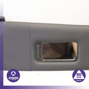 BMW E88 128i 328i 335i Convertible RIght Side Sunvisor Sun Visor Black OEM