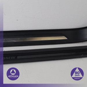 BMW E92 328i 335i Left & Right Sill Scuff Plate Cover Panel Set OEM