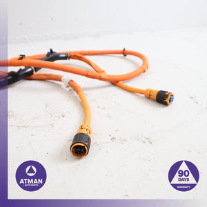 16-18 BMW F30 330e Hybrid HV High Voltage Battery Cable Set OEM 84k